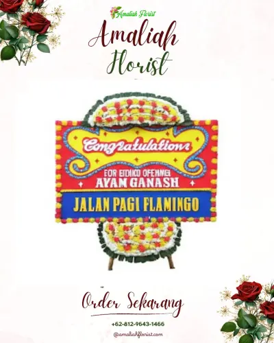 Bunga Papan Congratulation di Awa'ai